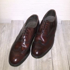 Dexter Vintage Brown Leather Wingtip Oxford Shoes